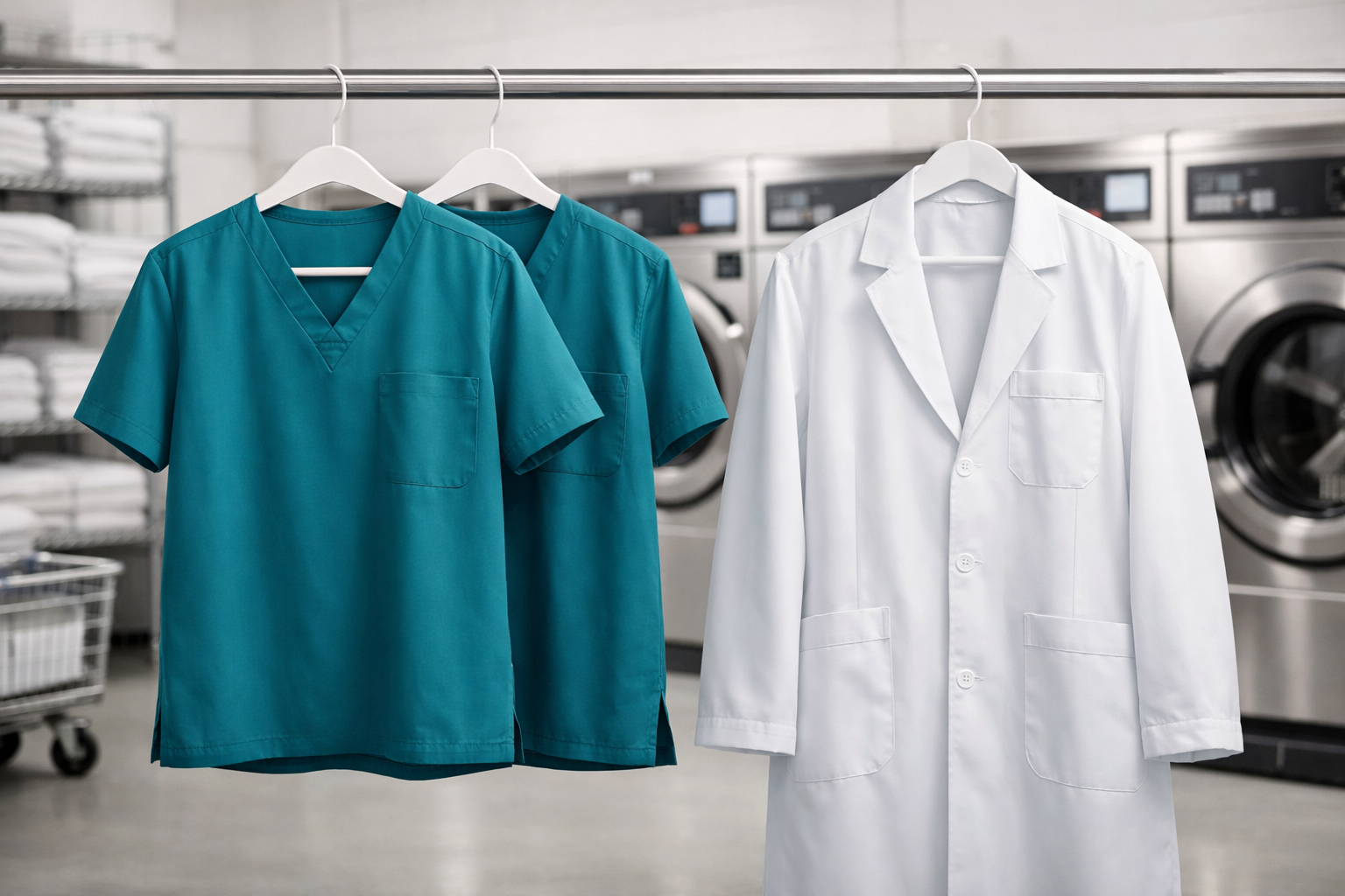 Pickup and delivery medical laundry service near Golden Hill