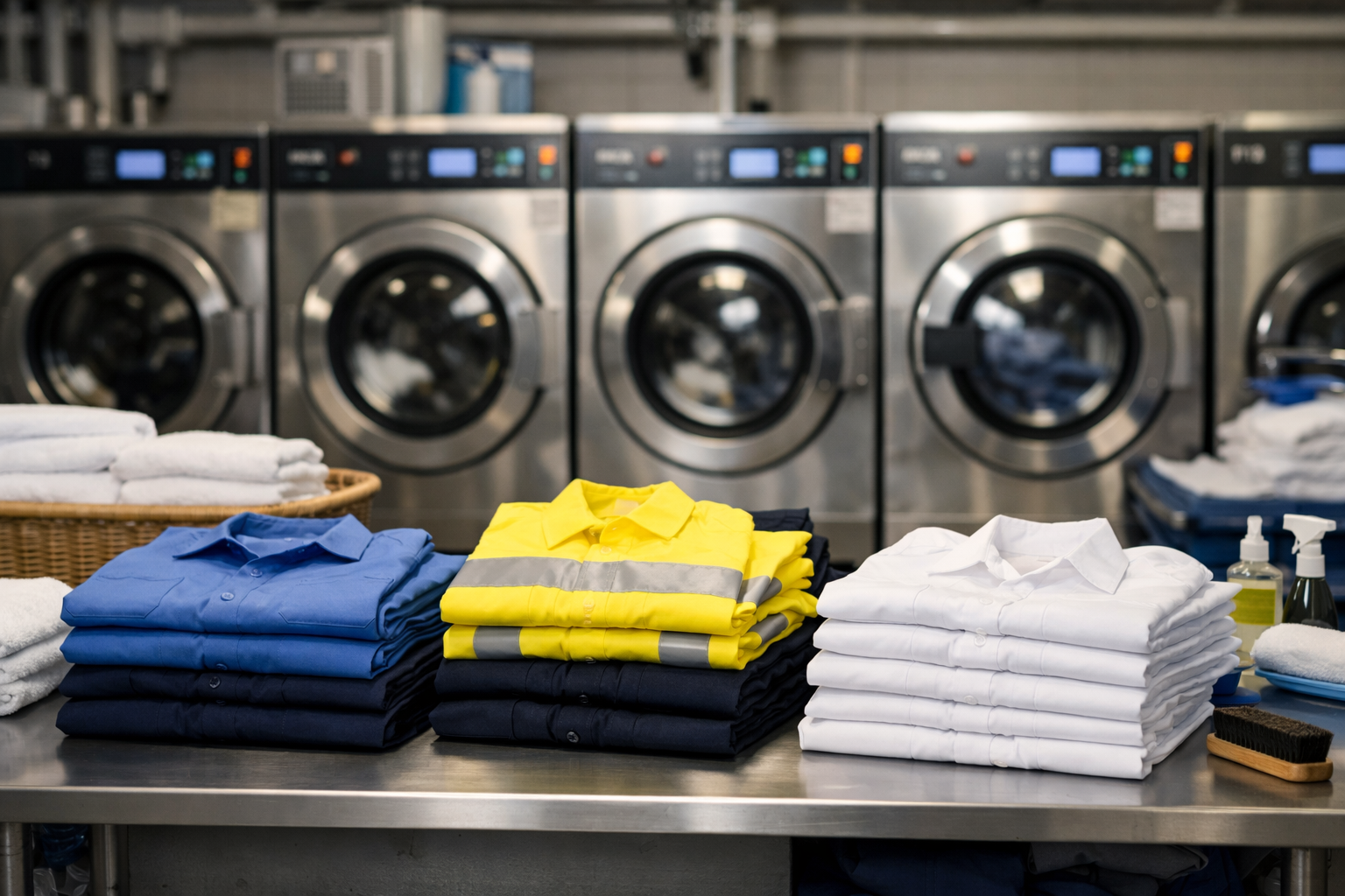 Commercial uniform laundry service near 92116