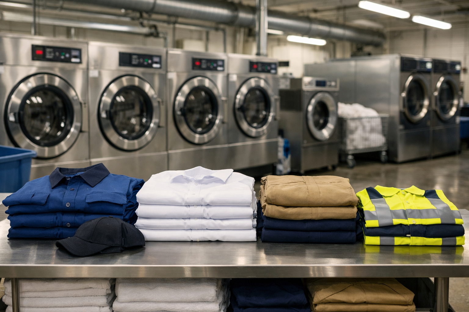 Commercial uniform laundry service near Bankers Hill CA