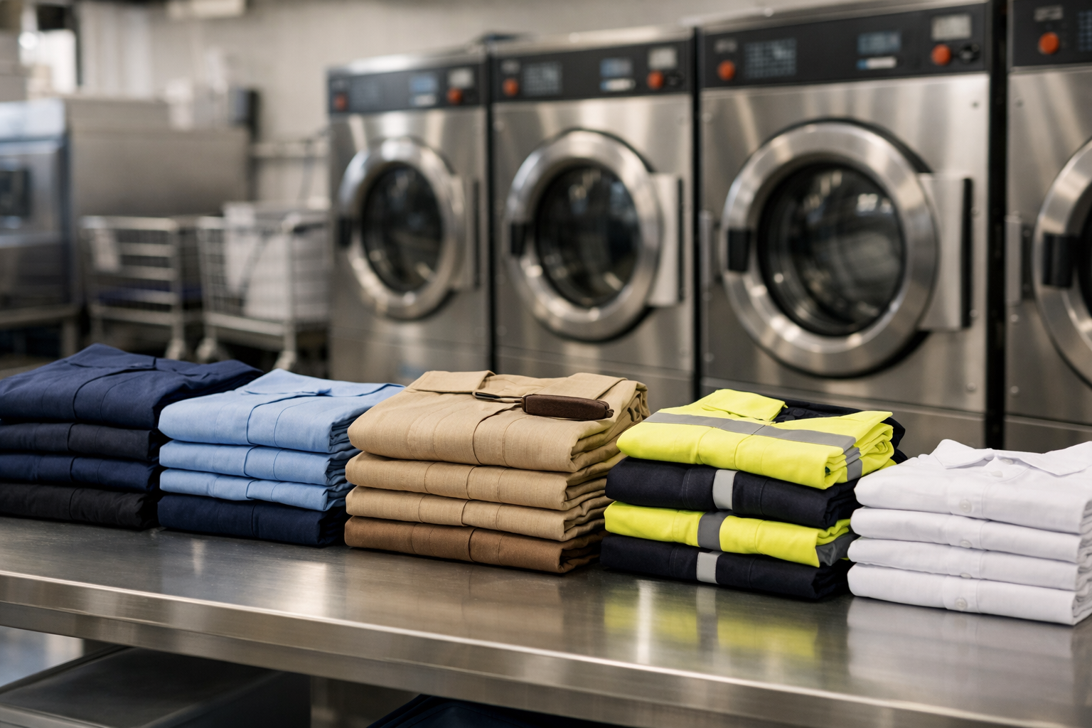 Commercial uniform laundry pickup and delivery near Bonita