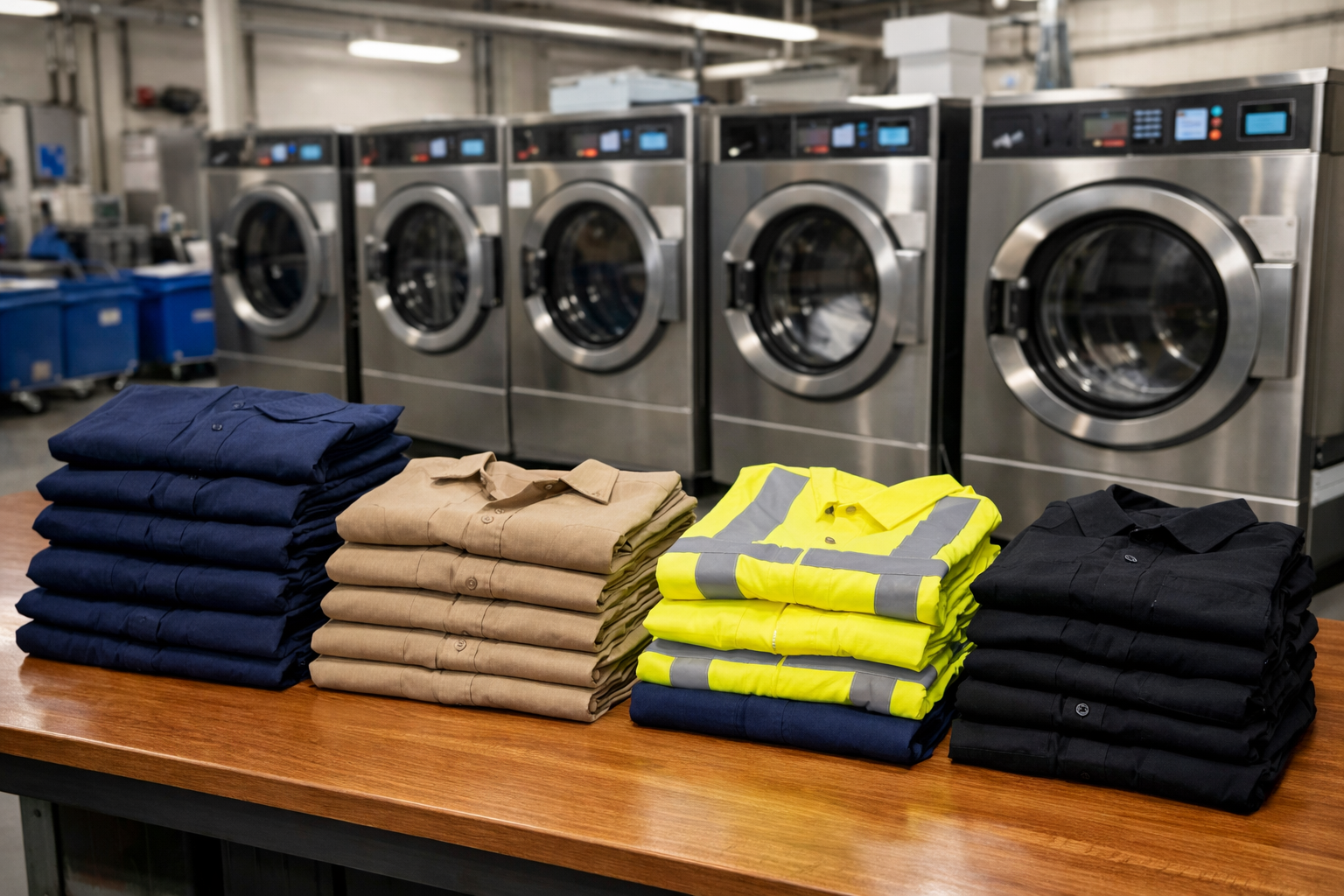 Pickup and delivery uniform laundry service Cherokee Park CA