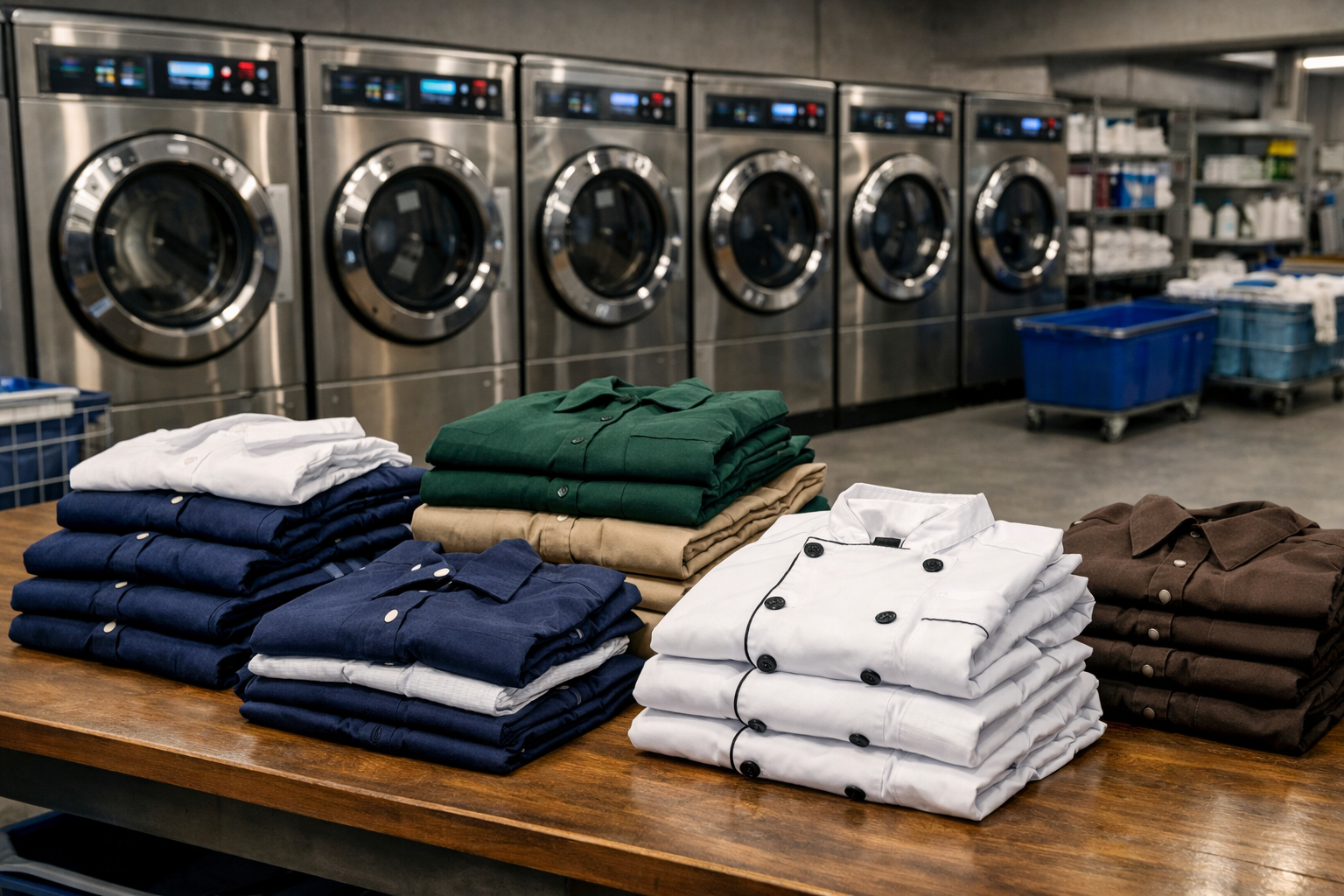 Uniform laundry service near Oak Park California