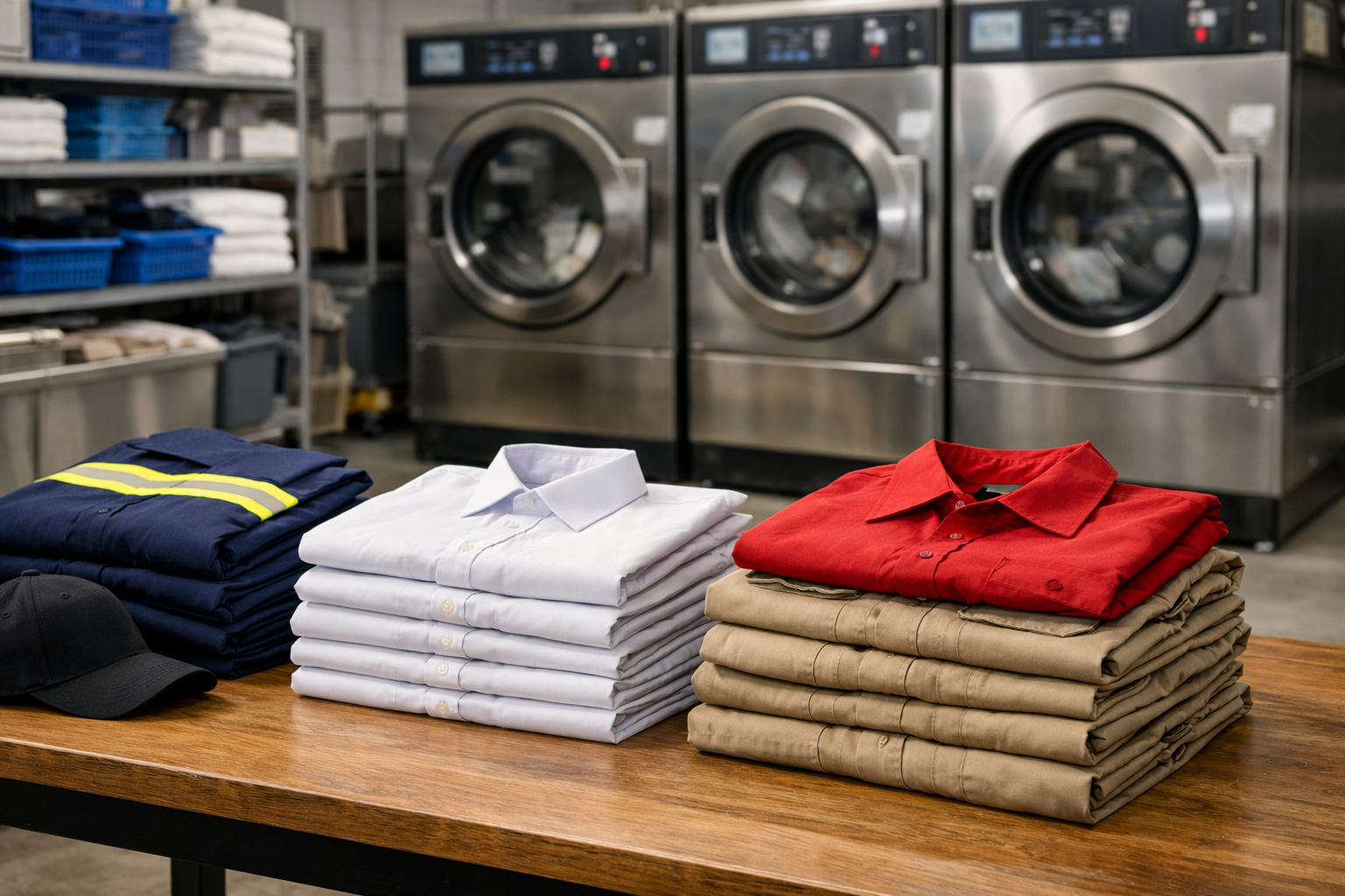 Uniform laundry pickup and delivery near Oak Park San Diego