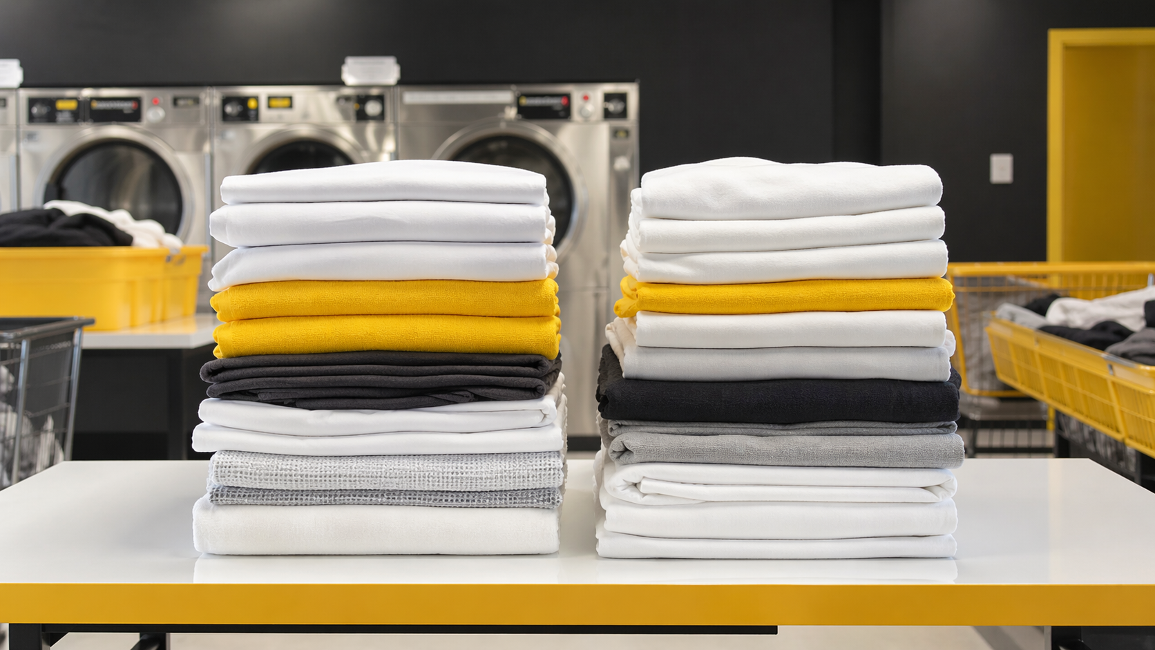 Commercial laundry pickup and delivery near Mission Bay