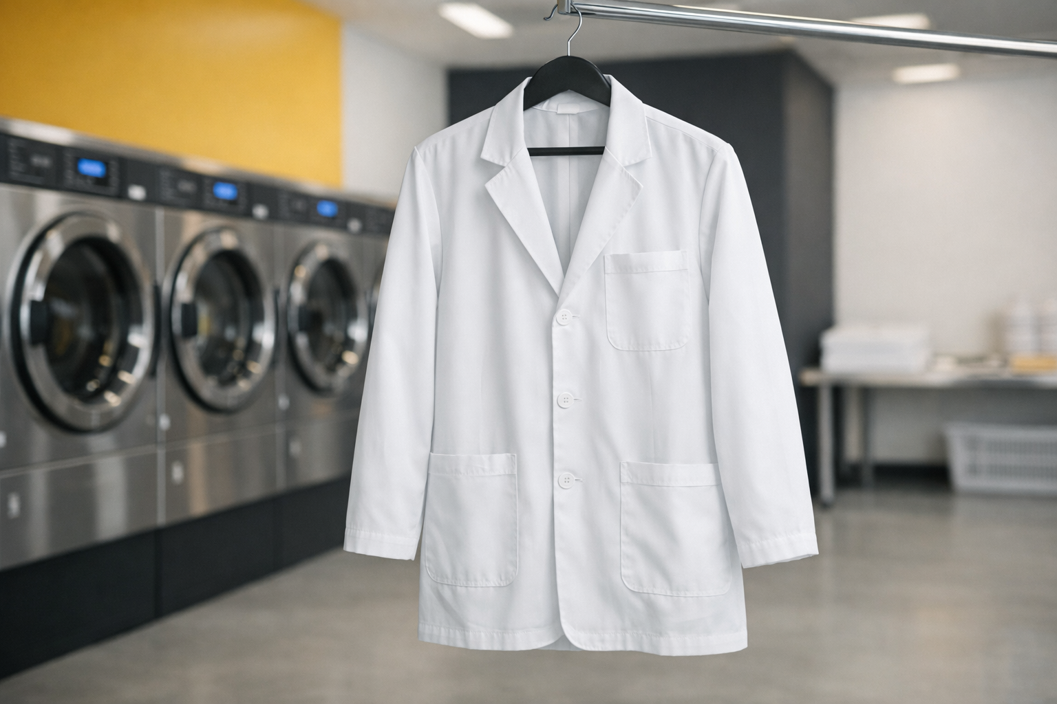 Dental office laundry pickup and delivery