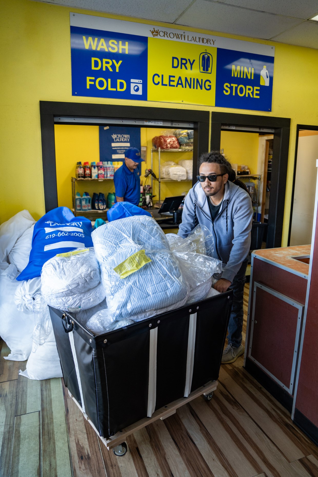 Dependable wash and fold drop off service