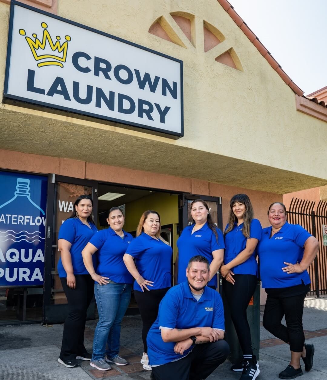Efficient napkin laundry service for commercial accounts