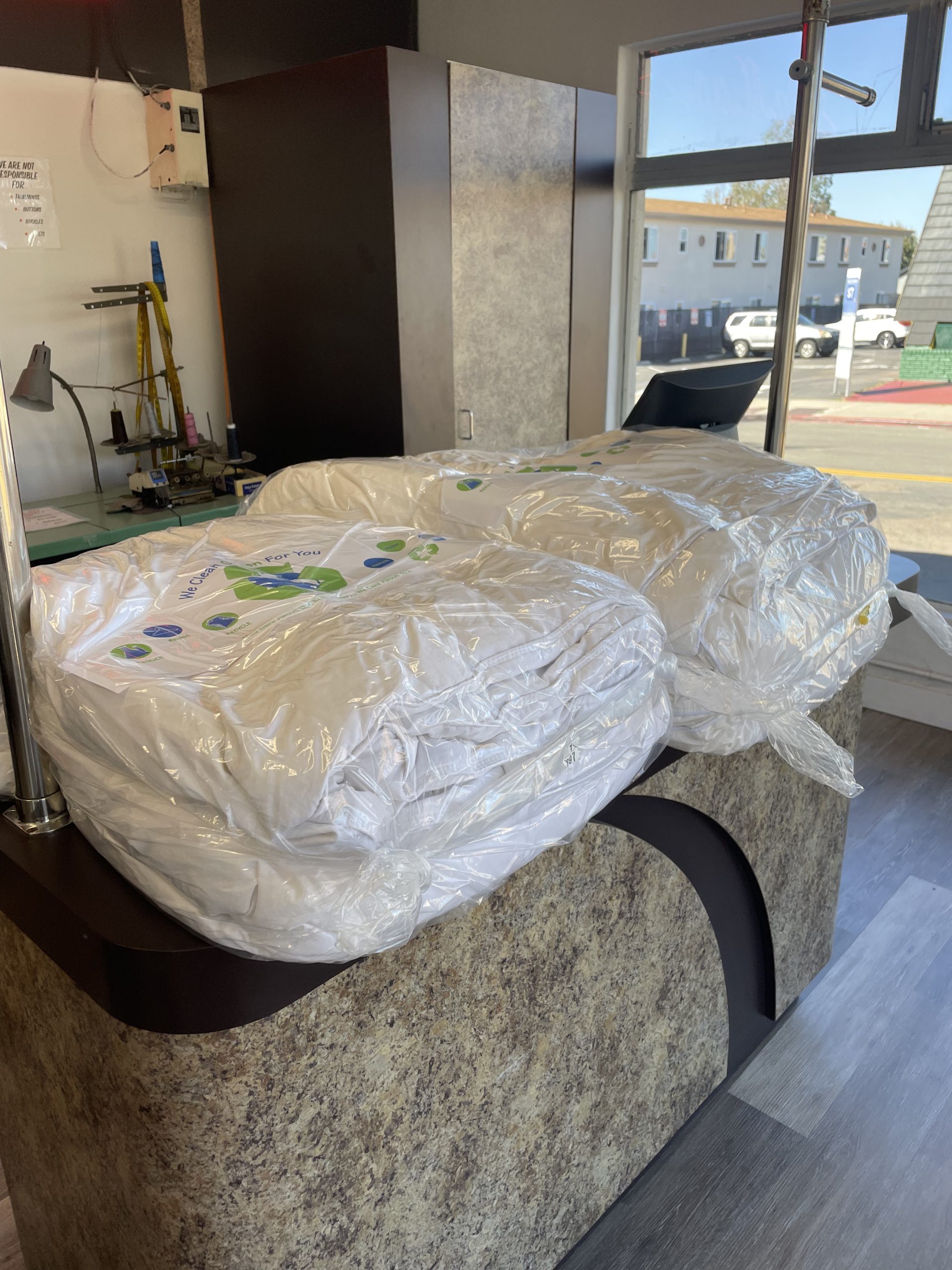 Green sustainable eco friendly comforter cleaning
