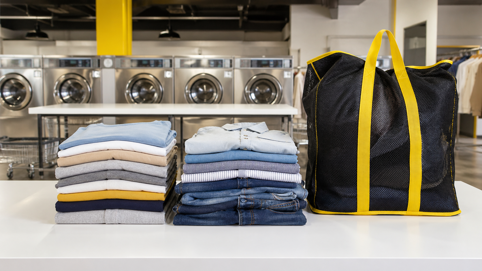 Laundry pickup and delivery service in Fairmount Park