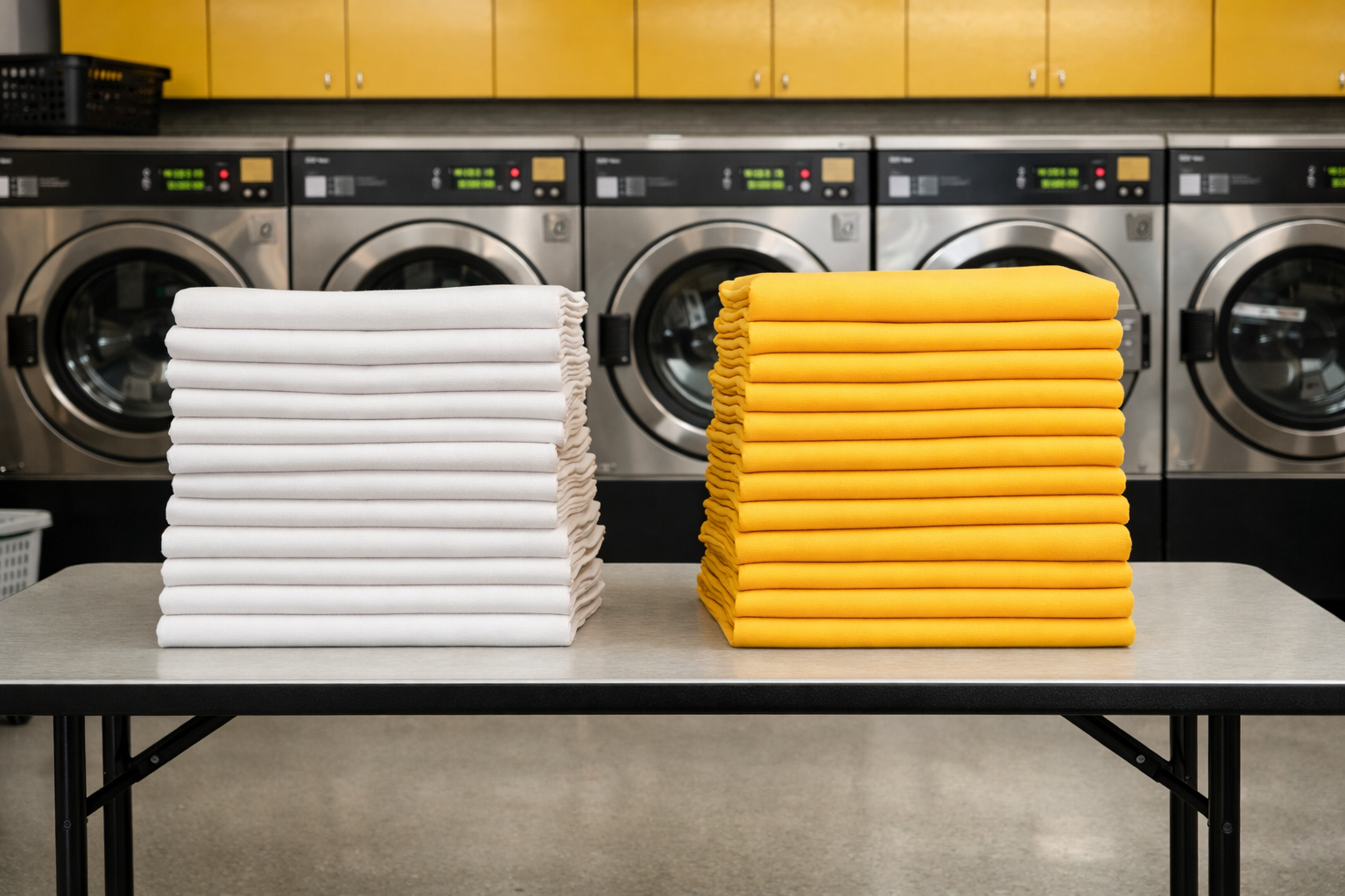 Commercial tablecloth laundry pickup and delivery near Bonita