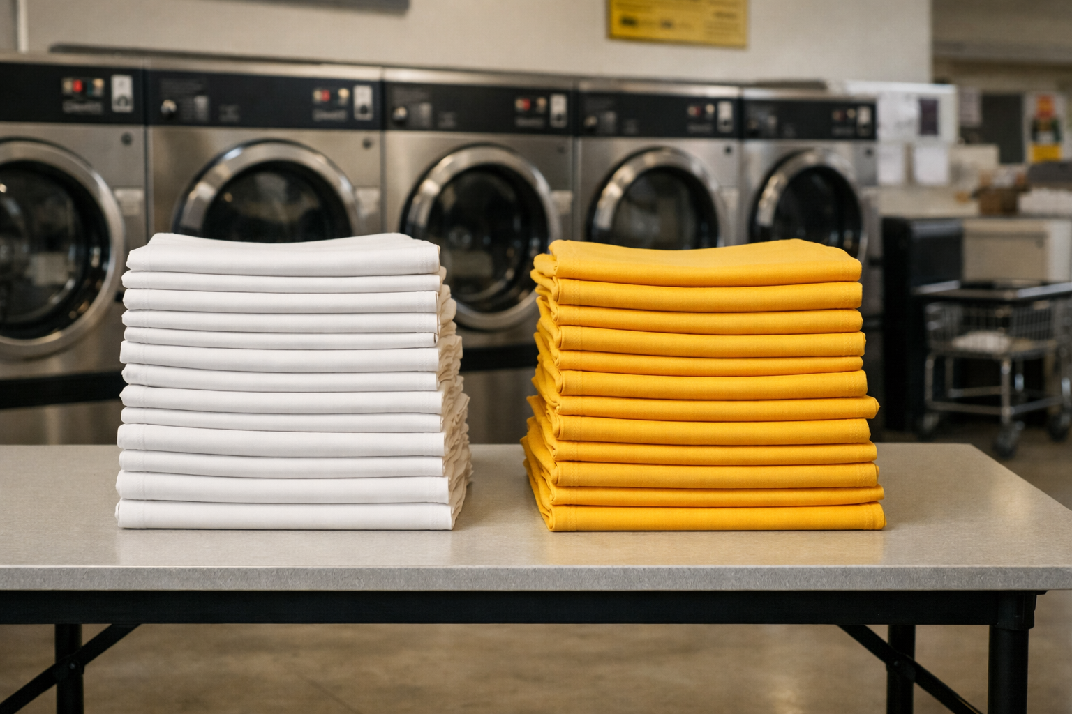 Tablecloth laundry service for Little Italy businesses