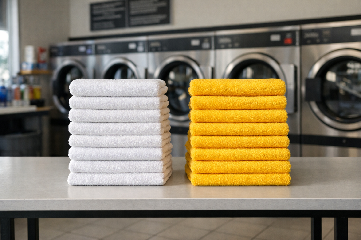 Towel laundry service support for businesses near Lincoln Park in San Diego